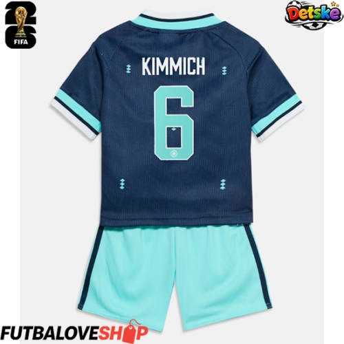 Dres Nemecko Joshua Kimmich #6 Preč pre deti MS 2026 Krátky Rukáv (+ trenírky)